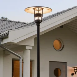 Pylväsvalaisin Konstsmide Freja iso 524-750 Ø 480x2320 mm musta