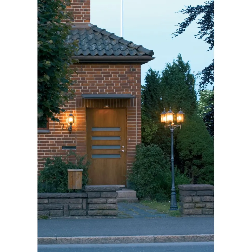 Pylväsvalaisin Konstsmide Milano 7244-759 570x570x2300 mm 3-haarainen mustahopea