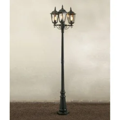 Pylväsvalaisin Konstsmide Firenze 7217-600 575x575x2200 mm 3-haarainen vihreä