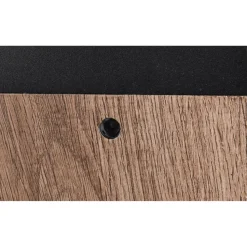 Pylväsvalaisin Trio Ardila, 100cm, E27, puu/mattamusta, hämärätunnistin