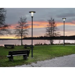 Pylväsvalaisin Airam Atlas, harmaa