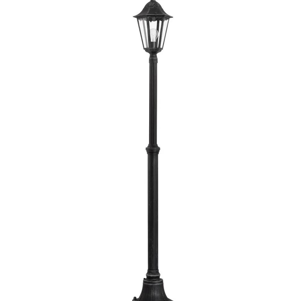 Pylväsvalaisin Eglo Navedo 60W Ø230x2000 mm E27 IP44 musta/kirkas