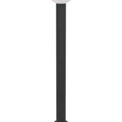 Pylväsvalaisin Eglo Rigosa, 35 cm, IP44, 3000K, musta/valkoinen