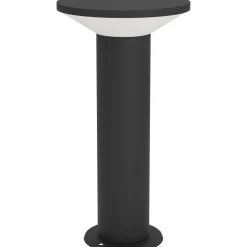 Pylväsvalaisin Eglo Rigosa, 35 cm, IP44, 3000K, musta/valkoinen