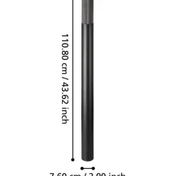 Pylväsvalaisin Eglo Salle 46.5cm musta