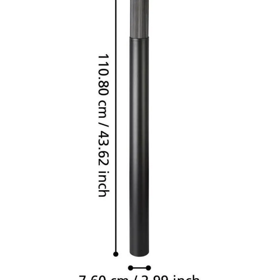 Pylväsvalaisin Eglo Salle 46.5cm musta
