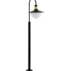 Pylväsvalaisin Eglo Sirmione 120 cm musta/kulta