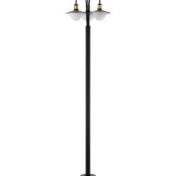 Pylväsvalaisin Eglo Sirmione 220 cm 3-osainen musta/kulta