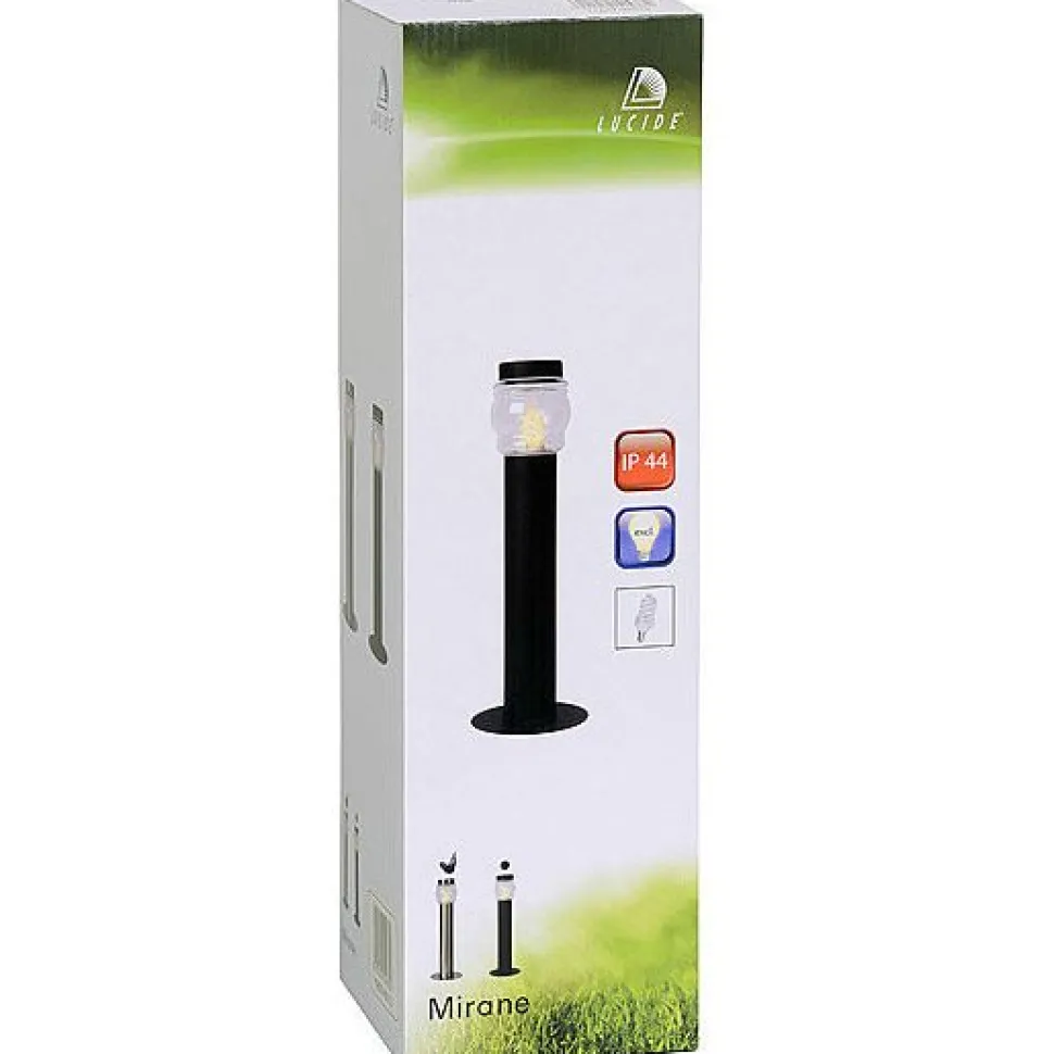 Pylväsvalaisin Lucide Mirane 11W 230V IP44 Ø 90mm mattakromi