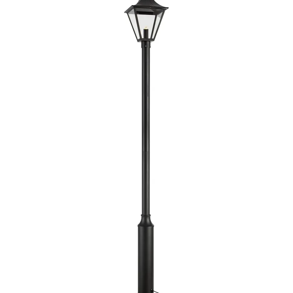 Pylväsvalaisin Markslöjd Garden 24 säädettävä korkeus 175-225cm musta/kirkas