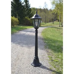 Pylväsvalaisin Noor Milano Ø265x1170 mm musta