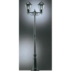 Pylväsvalaisin Noor Milano 675x2205 mm 2-osainen musta