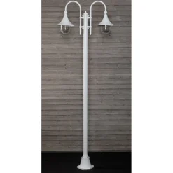 Pylväsvalaisin Noor Trumpetti 2350x810x250 mm 2-osainen valkoinen