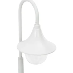 Pylväsvalaisin puutarhaan e27 120 cm alumiini valkoinen