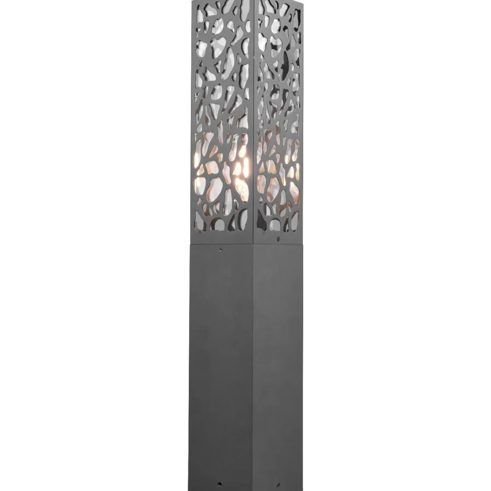 Pylväsvalaisin Trio Cooper E27 60cm antrasiitti