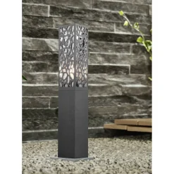 Pylväsvalaisin Trio Cooper E27 60cm antrasiitti