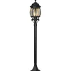 Pylväsvalaisin Trio Elvo, 1-os, 100cm, E27, mattamusta