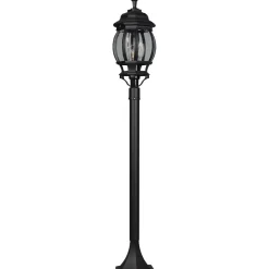 Pylväsvalaisin Trio Elvo, 1-os, 100cm, E27, mattamusta