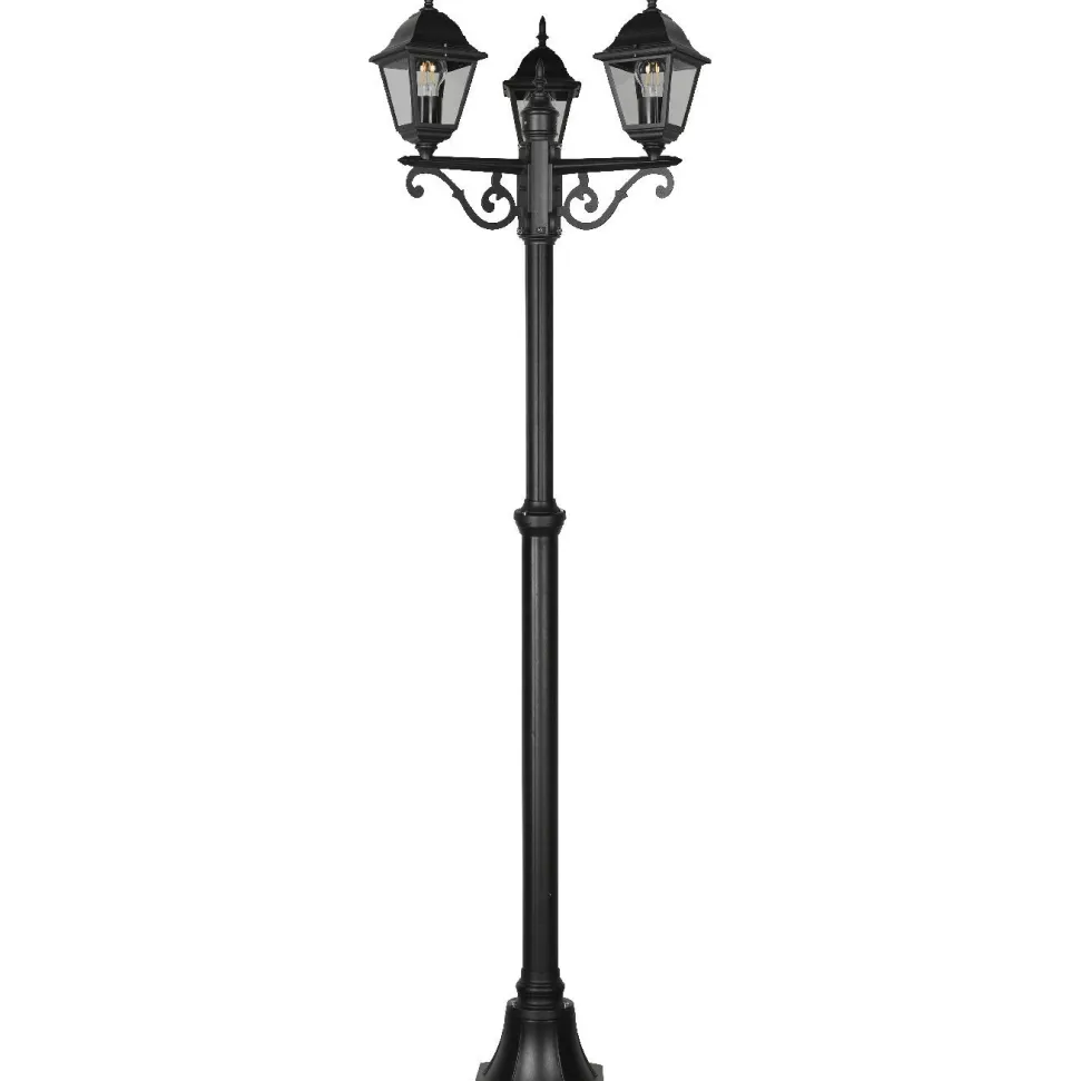 Pylväsvalaisin Trio Livenza, 3-os, 200cm, E27, mattamusta