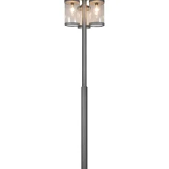 Pylväsvalaisin Trio Sambesi 240cm 3xE27 hämärätunnistin rustiikki