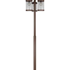 Pylväsvalaisin Trio Sambesi 240cm 3xE27 hämärätunnistin rustiikki