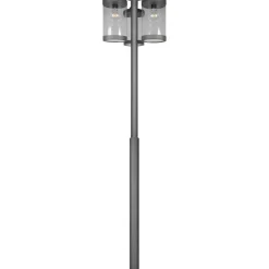 Pylväsvalaisin Trio Sambesi 240cm 3xE27 hämärätunnistin rustiikki