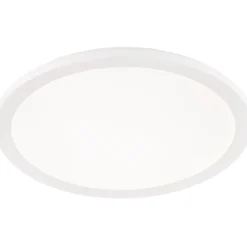 Pyöreä LED-plafondi Trio Camillus Ø40 cm valkoinen IP44