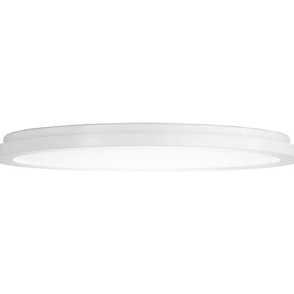 Pyöreä LED-plafondi Trio Camillus Ø40 cm valkoinen IP44