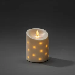 Pöytäkynttilä Konstsmide, IP44, paristokäyttöinen, 25 x LED, 14cm