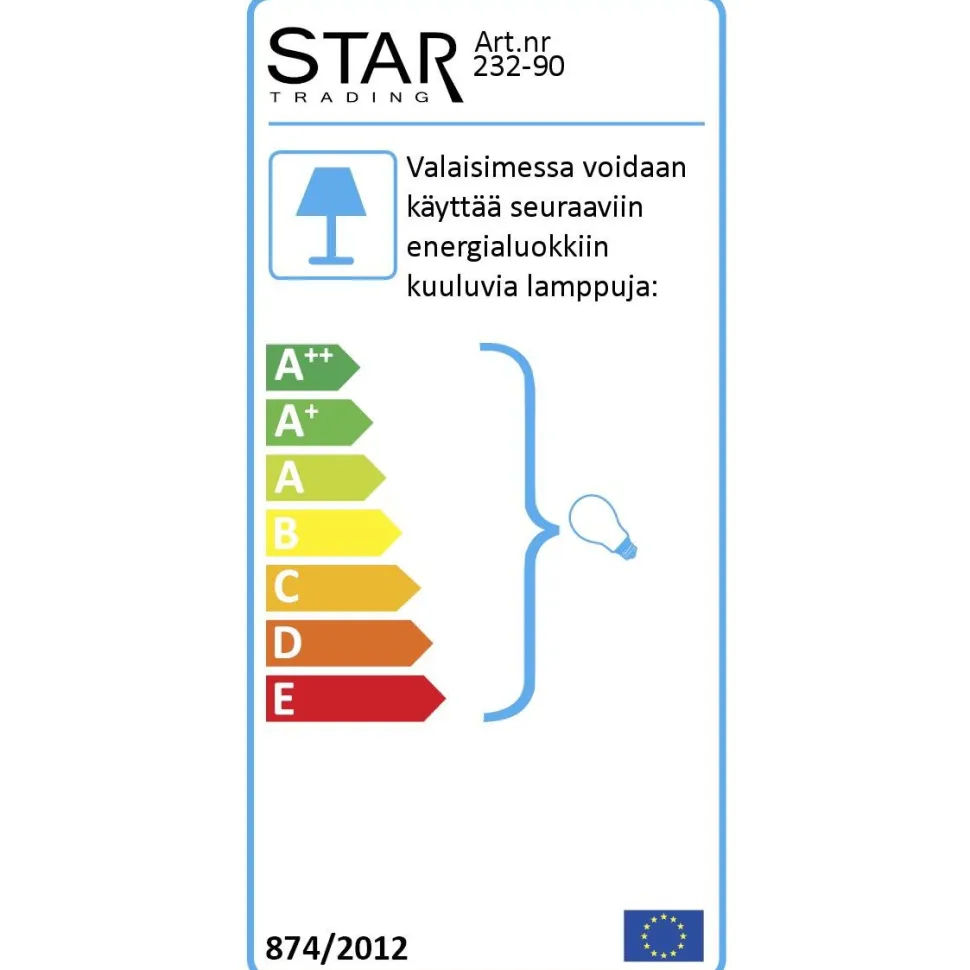 Pöytätähti Star Trading Frozen 55 cm paperi valkoinen