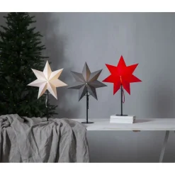 Pöytätähti Star Trading Mixa 34x50 cm valkoinen