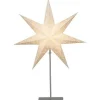 Pöytätähti Star Trading Sensy 78 cm paperi valkoinen