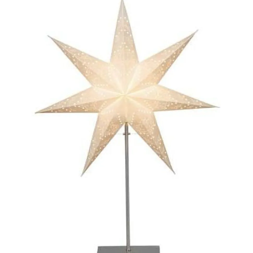 Pöytätähti Star Trading Sensy 78 cm paperi valkoinen