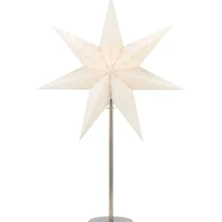 Pöytätähti Markslöjd Admira 45cm E14 teräs/valkoinen