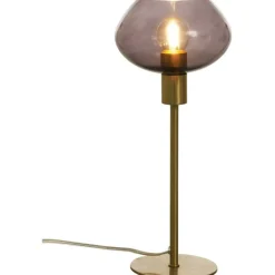 Pöytävalaisin Aneta Lighting Bell 15.5x37.5 cm mattamessinki/savulasi