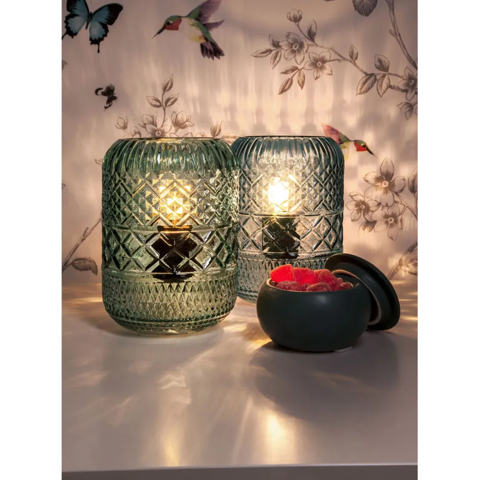 Pöytävalaisin Aneta Lighting Minna vihreä