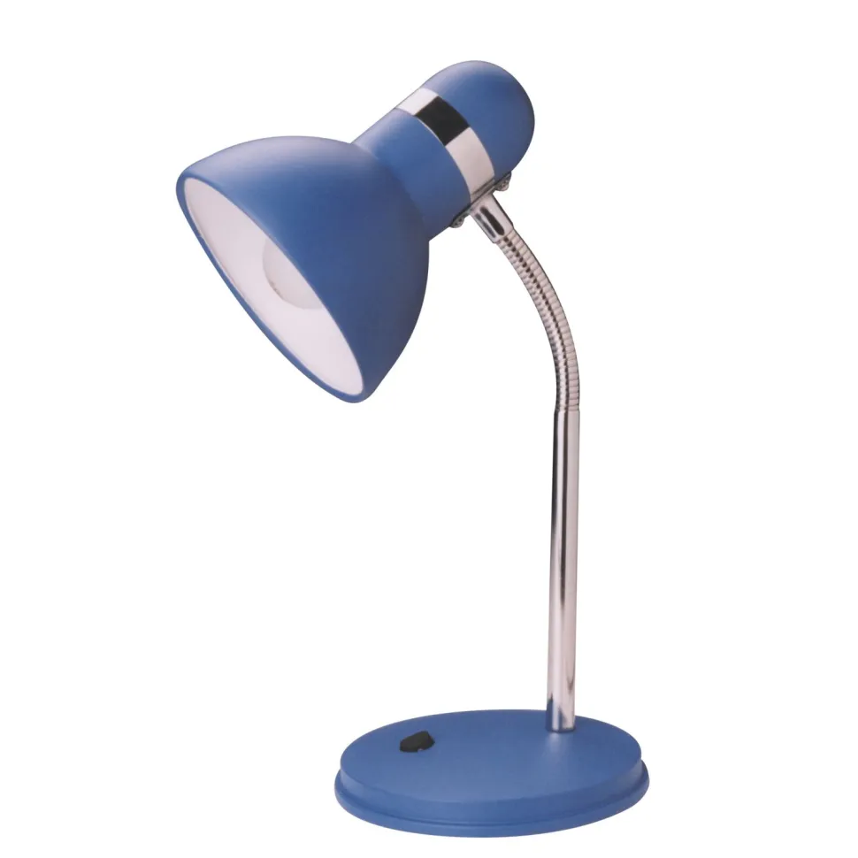 Pöytävalaisin Heat Oscar 430x150 mm sininen/kromi