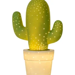 Pöytävalaisin Lucide Cactus Ø20 cm vihreä