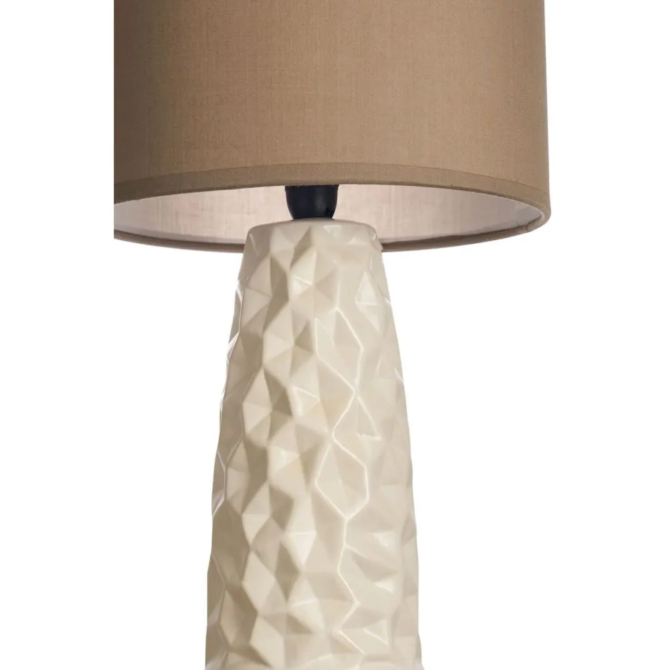 Pöytävalaisin Paulmann Pauleen Fancy Sculpt 41cm E14 max. 20W taupe/kerma