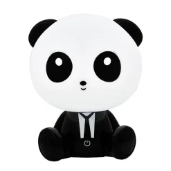 Pöytävalaisin Polux Panda LED 2,5 W IP20 195x160x245 mm muovi musta/valkoinen