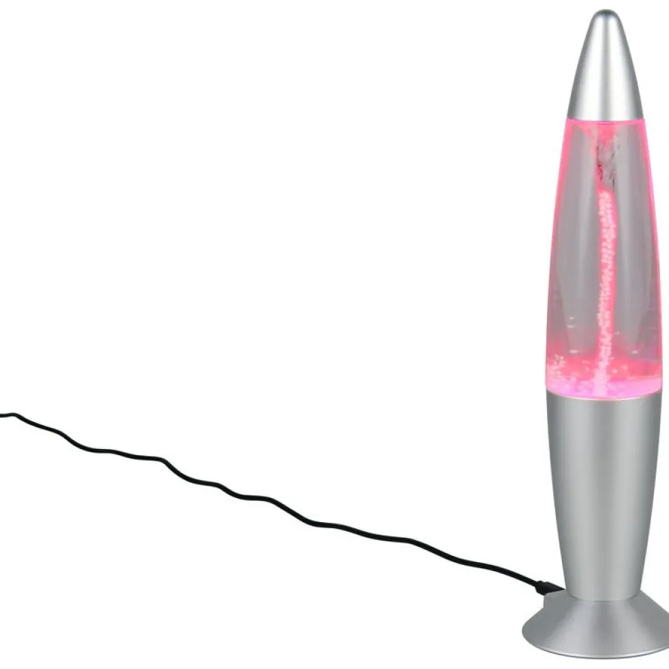 Pöytävalaisin Trio Holly 34.5cm LED RGB titaani