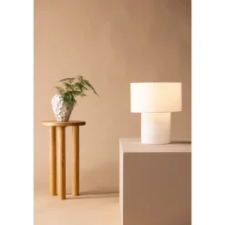 Pöytävalaisin Venture Home Globia valkoinen