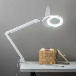Pöytävalaisin Airam Loop XL 3D, 8W, 650lm, valkoinen
