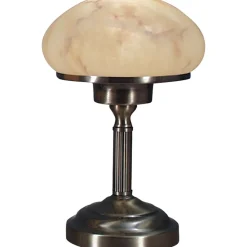 Pöytävalaisin Aneta Lighting August Ø 180x280 mm antiikkikupari, beige