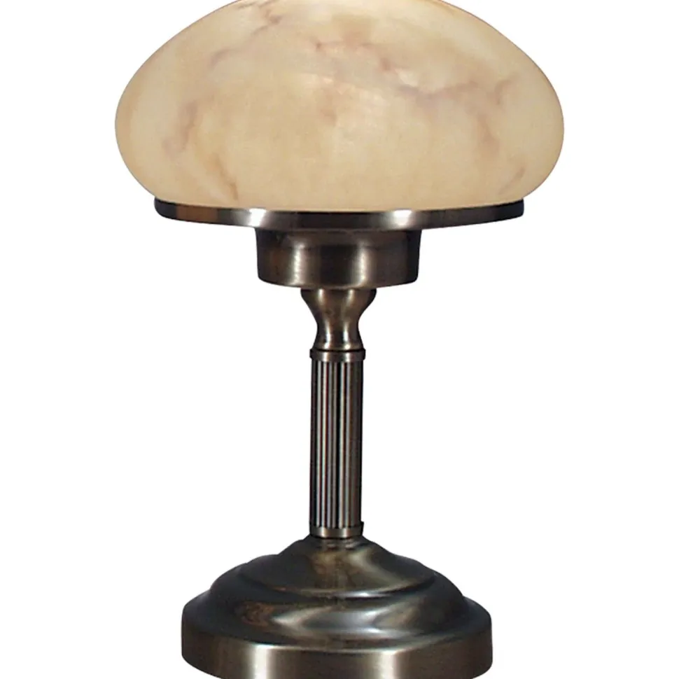 Pöytävalaisin Aneta Lighting August Ø 180x280 mm antiikkikupari, beige