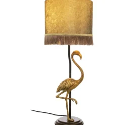 Pöytävalaisin Aneta Lighting Flamingo Ø28x67cm kulta