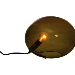 Pöytävalaisin Aneta Lighting Globus 24cm, ruskea