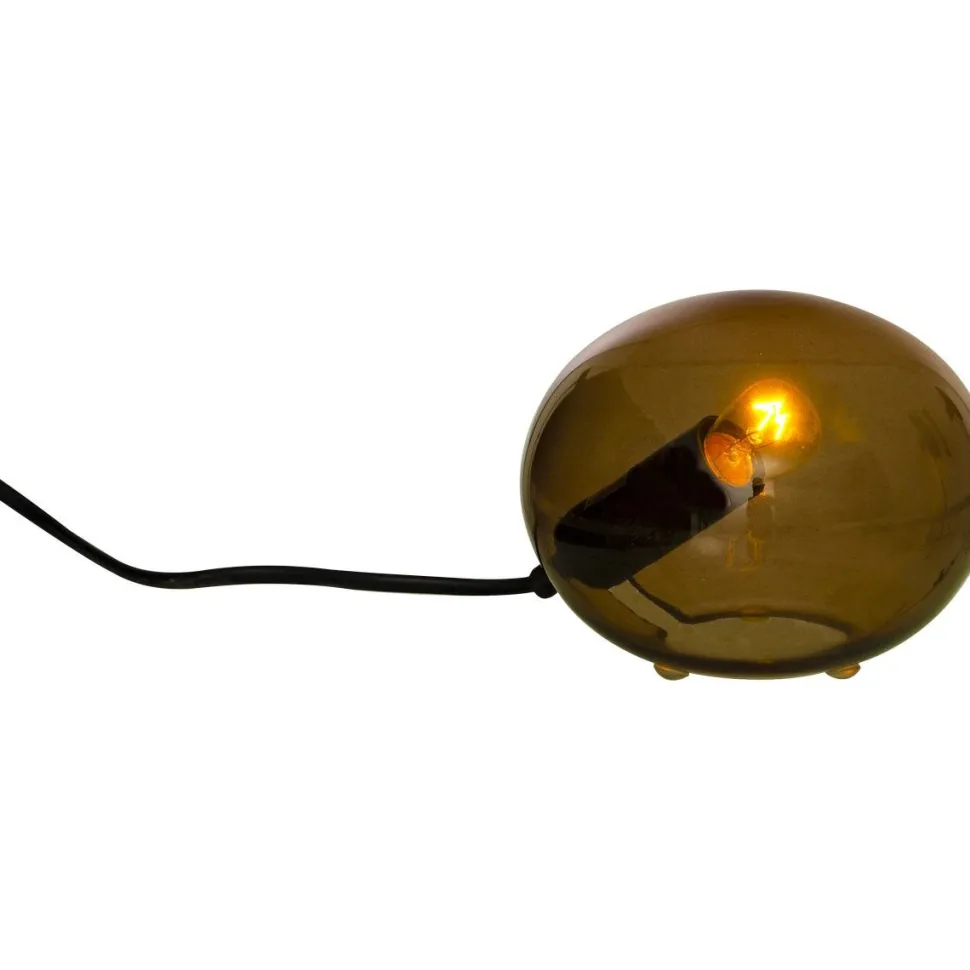 Pöytävalaisin Aneta Lighting Globus 13cm, ruskea