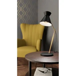 Pöytävalaisin Eglo Amezaga 57,5cm musta/messinki