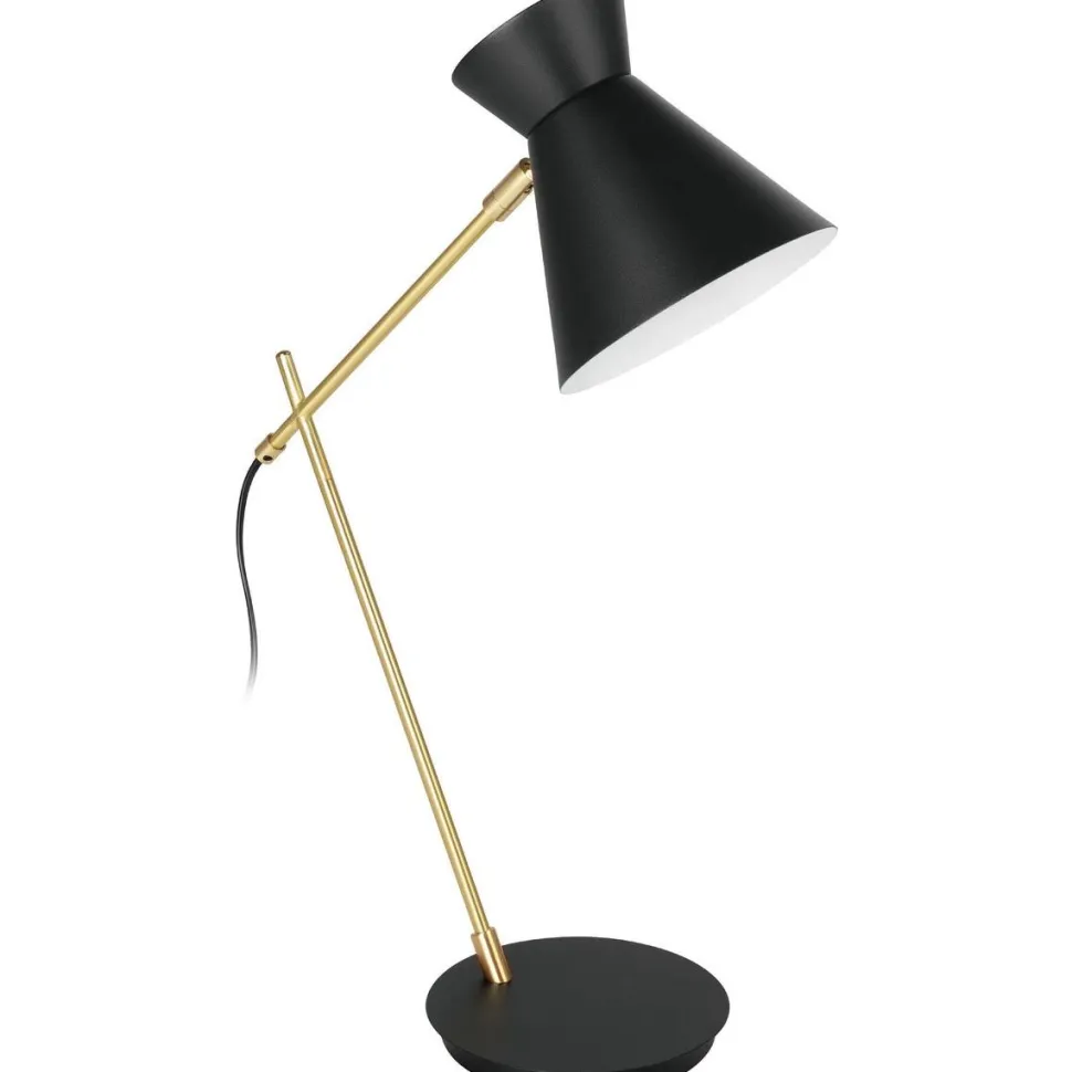 Pöytävalaisin Eglo Amezaga 57,5cm musta/messinki